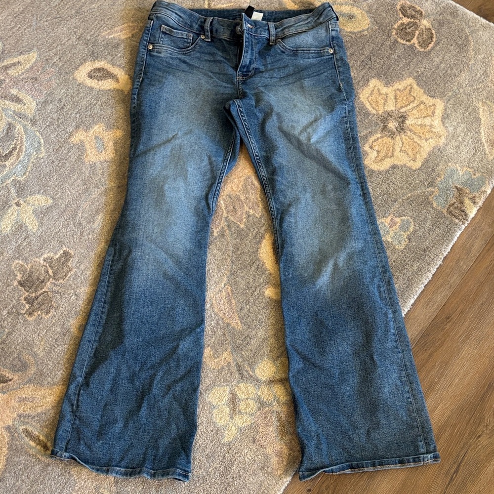 H&M Classic Blue Wide Leg Jeans